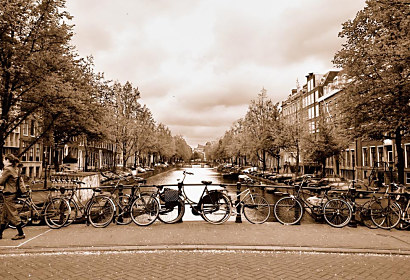 Fototapeta Amsterdam kola 1768